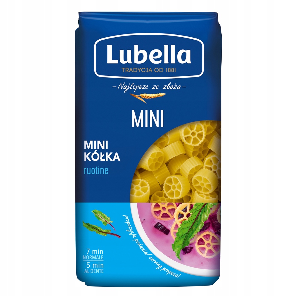 MAKARON LUBELLA 400G*12 MINI KOLKA