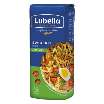 MAKARON LUBELLA 400G*12 SWIDERKI KOLOROWE