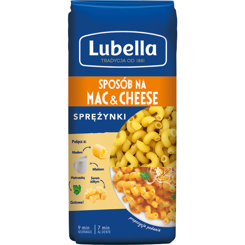 MAKARON LUBELLA SPREZYNKI 400G*18 MASPEX