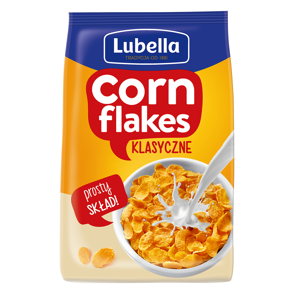 PLATKI CORN FLAKES 250G*12 KLASYCZNE LUBELLA