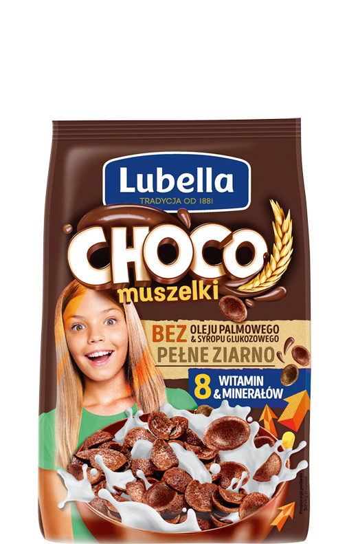 PLATKI SNIADANIOWE CHOCO KULKI 250G*12 LUBELLA