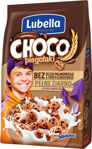 PLATKI SNIADANIOWE CHOCO PIEGOLAKI 500G*9 LUBELLA