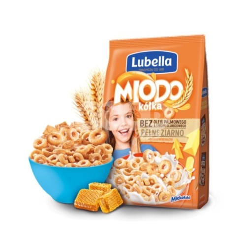 PLATKI SNIADANIOWE MIODO KOLKA 500G*9 LUBELLA