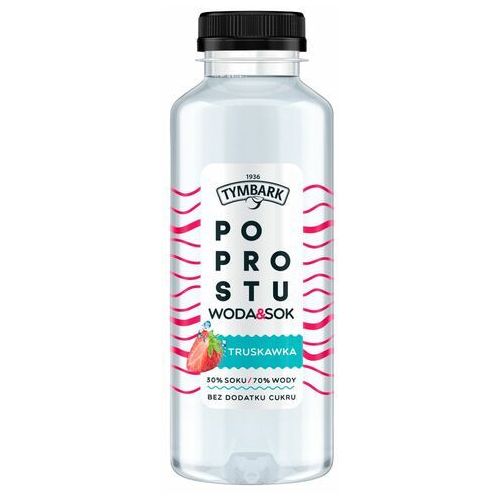 NAPOJ TYMBARK POPROSTU WODA&SOK TRUSKAWK 400ML*12 PET