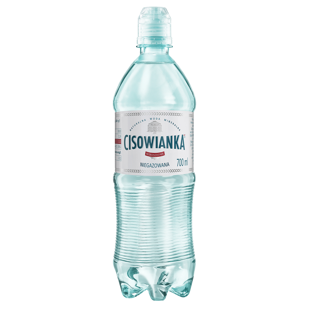 WODA CISOWIANKA 700ML*8 SPORT CUP NGAZ PET NALECZOW