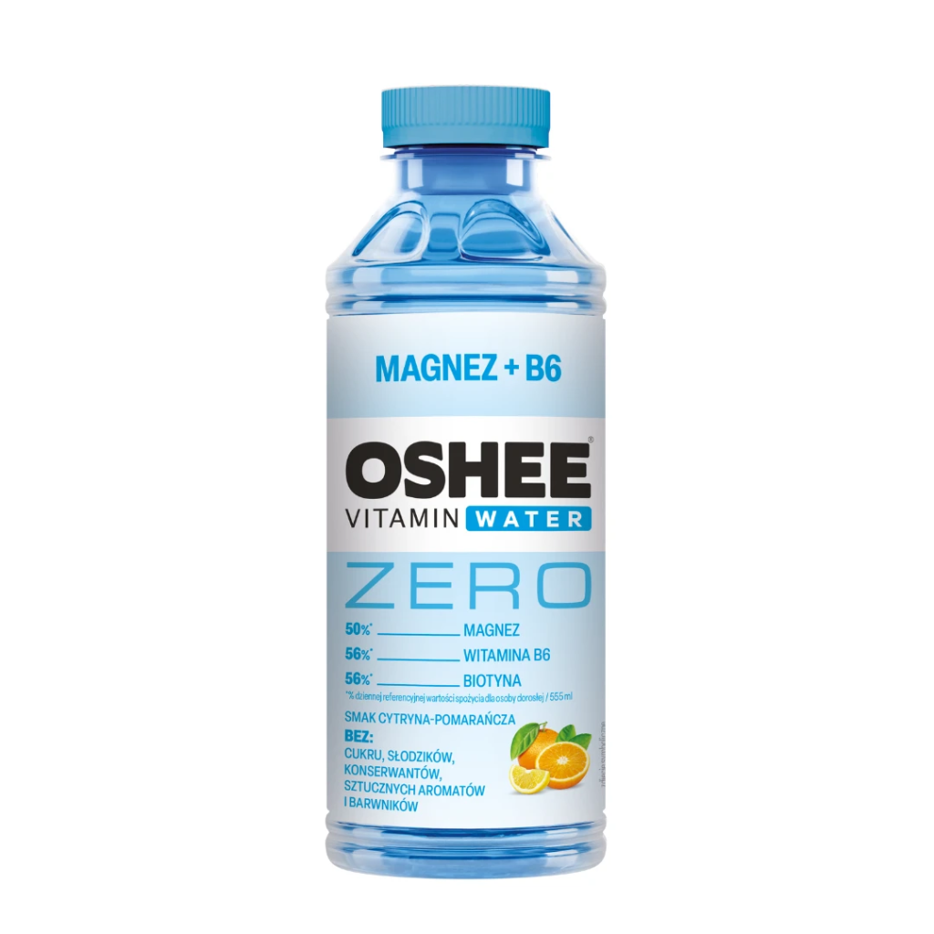 WODA OSHEE VITAMIN WATER ZERO MAGNEZ 555ML*6 PET