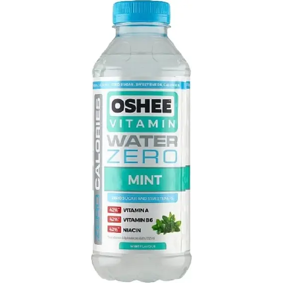 WODA OSHEE VITAMIN ZERO H2O MINT 555ML*6 PET