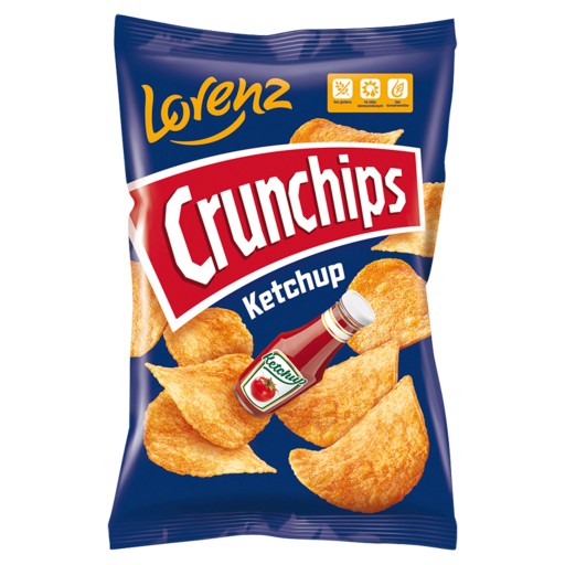 CHIPSY CRUNCHIPS KETCHUP 140G*10 LORENZ