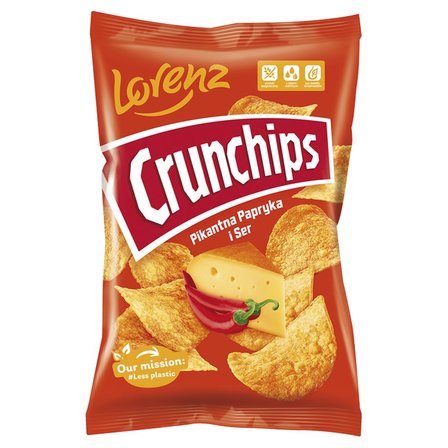 CHIPSY CRUNCHIPS PIK. PAPRYKA SER 140G/150G*10 LORENZ