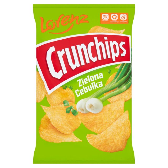 CHIPSY CRUNCHIPS ZIELONA CEBULKA 140G/150G*10 LORENZ