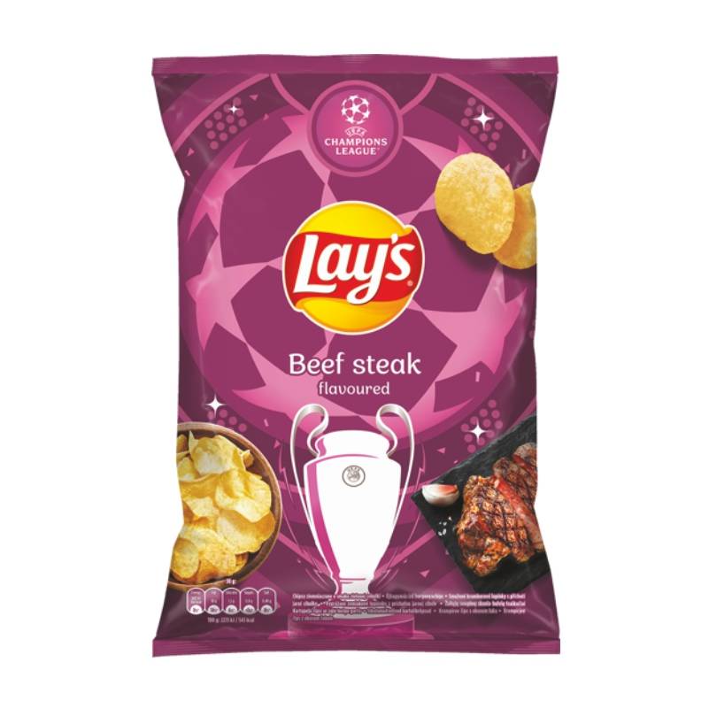 CHIPSY LAY'S BEEF STEAK 130G*21 FRITO-LAY