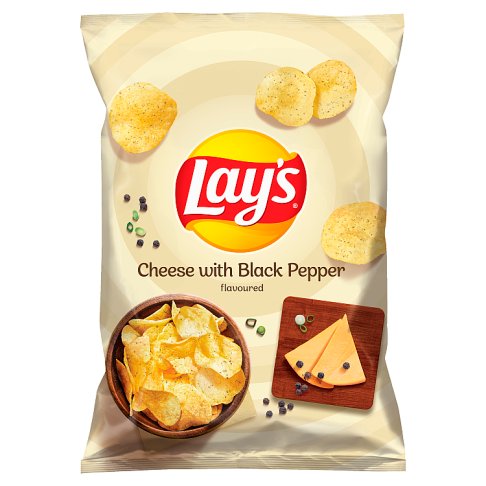 CHIPSY LAY'S CHEESE & BLACK PEPPER 130G*21 FRITO-LAY