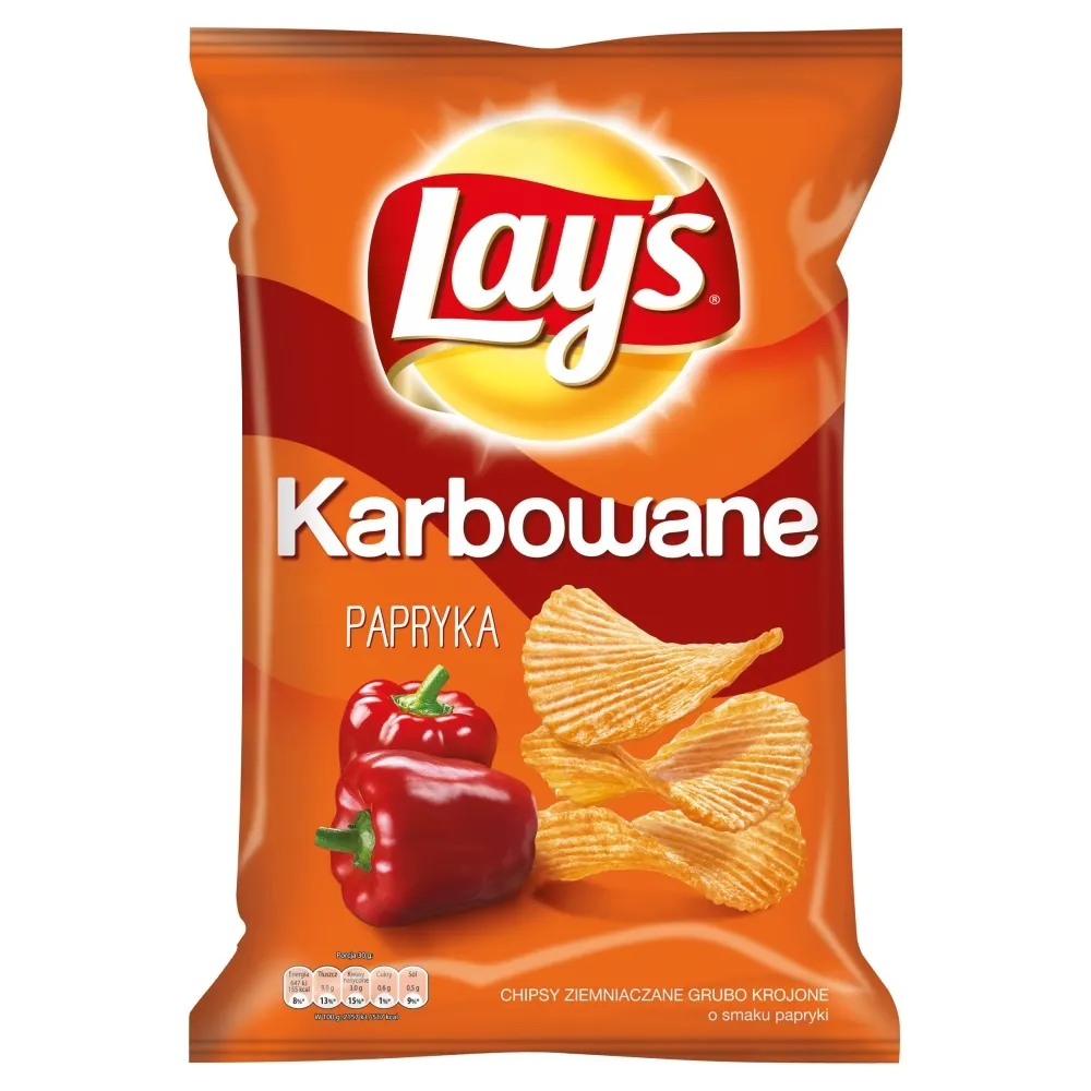 CHIPSY LAY'S KARBOWANE PAPRYKA 120G*24 FRITO-LAY