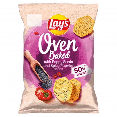 CHIPSY LAY'S OVEN BAKED WITH POPPY SEEDS 110G*26 FRIT