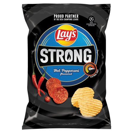 CHIPSY LAY'S STRONG HOT PEPPERONI 120G*24 FRITO-LAY