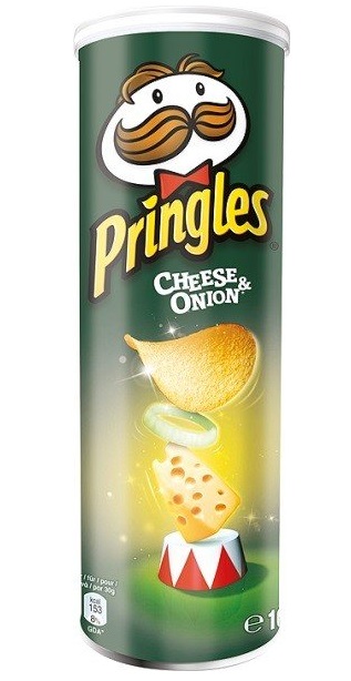 CHIPSY PRINGLES CHEESE & ONION 165G*19