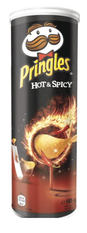 CHIPSY PRINGLES HOT & SPICY 165G*19