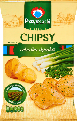 CHIPSY PRZYSNACKI CEBULKA DYMKA 135G*9 INTERSNACK