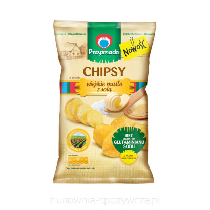 CHIPSY PRZYSNACKI MASLO Z SOLA 135G*9 INTERSNACK