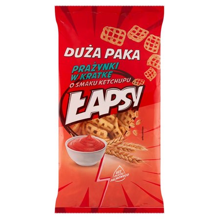 PRAZYNKI LAPSY W KRATKE KETCHUP 110G*16 TBM