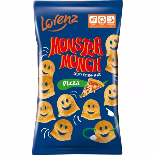 CHIPSY MONSTER MUNCH PIZZA 100G*16 LORENZ