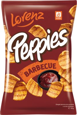 CHRUPKI PEPPIES BECON BBQ 100G*8 LORENZ