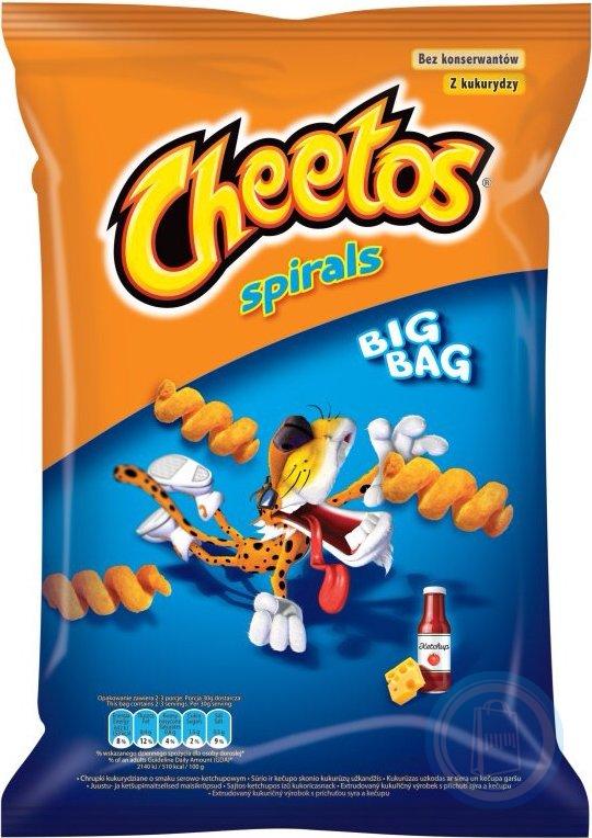 CHRUPKI CHEETOS SPIRALE SER KETCHUP 80G*20 FRITO-LAY