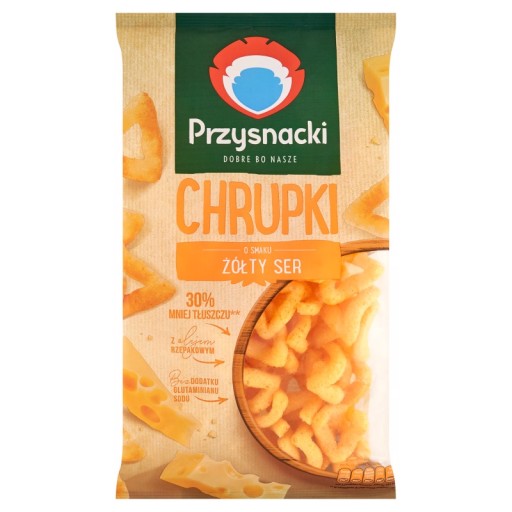 CHRUPKI PRZYSNACKI ZOLTY SER 135G*14 INTERSNACK