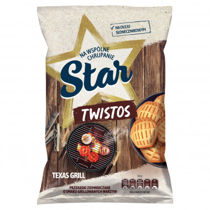 CHRUPKI STAR TWISTOS TEXAS GRILL 70G*12 FRITO-LAY