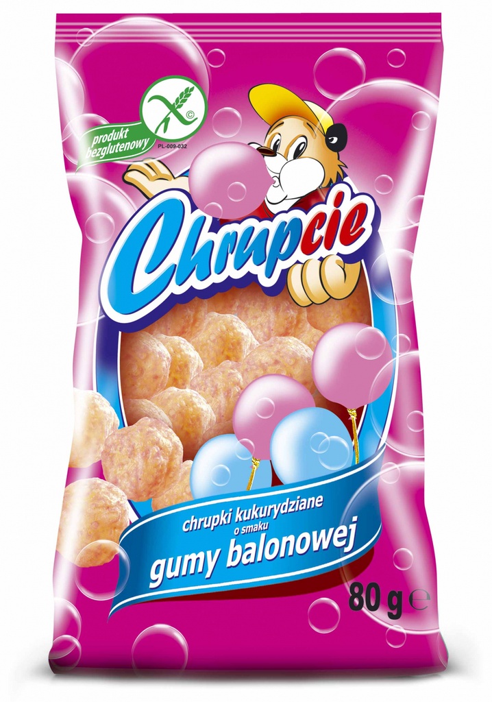 CHRUPCIE GUMA BALONOWA 80G*24 EUROSNACK