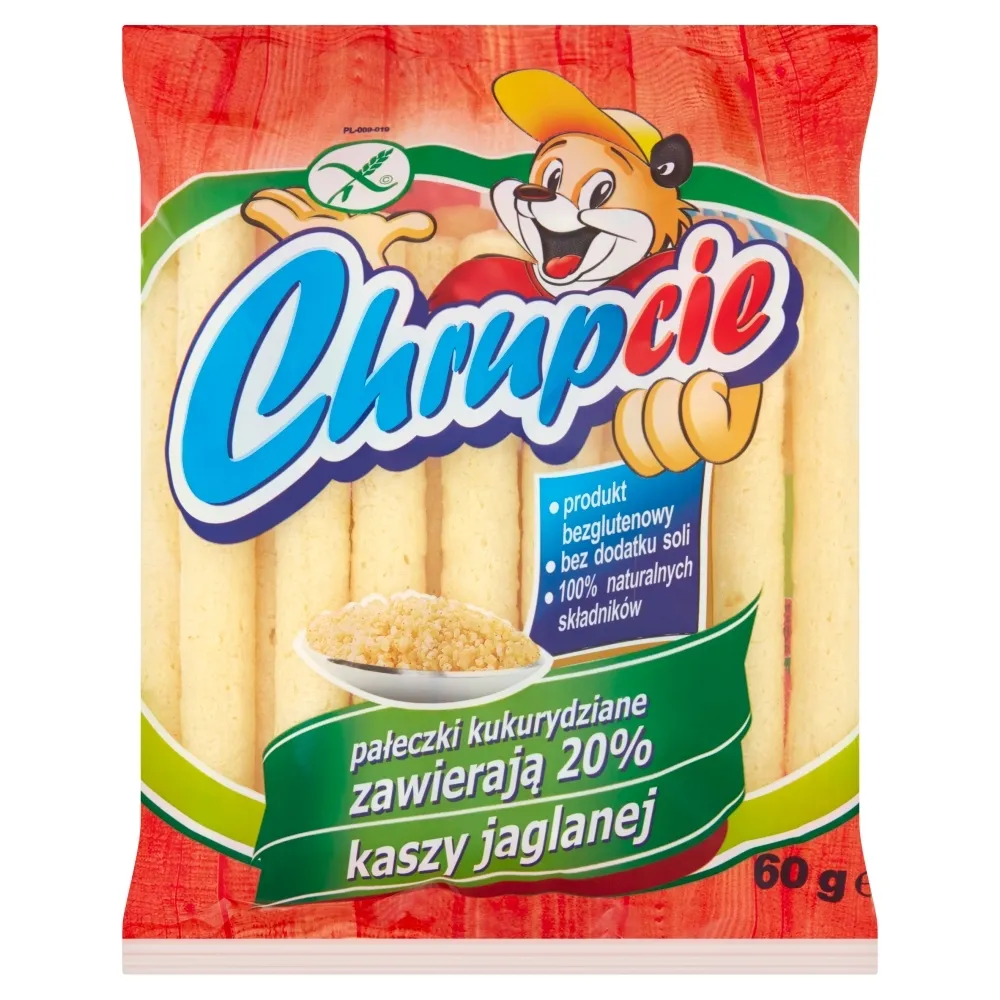 CHRUPCIE PALECZKI KUKURYDZIANE 60G*21 EUROSNACK