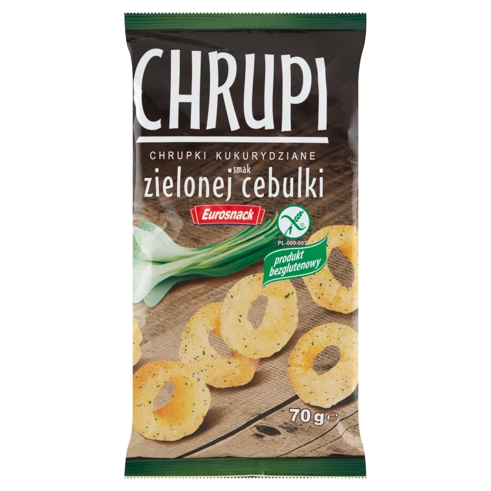 CHRUPI CHRUPKI ZIELONA CEBULKA 70G*24 EUROSNACK