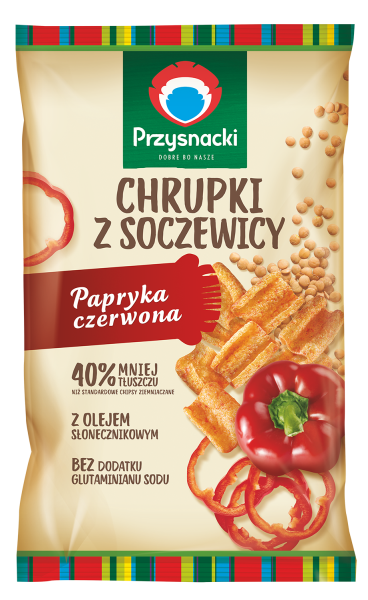 CHRUPKI PRZYSNA Z SOCZ PAPRYKA 80G*12 INTERSNACK