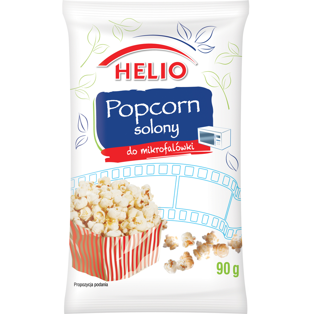 POPCORN DO MIKROFALOWKI SOLONY 90G*18 HELIO