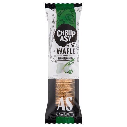 WAFLE CHRUPASY ZIELONA CEBULKA 90G*20 AS BABUNI