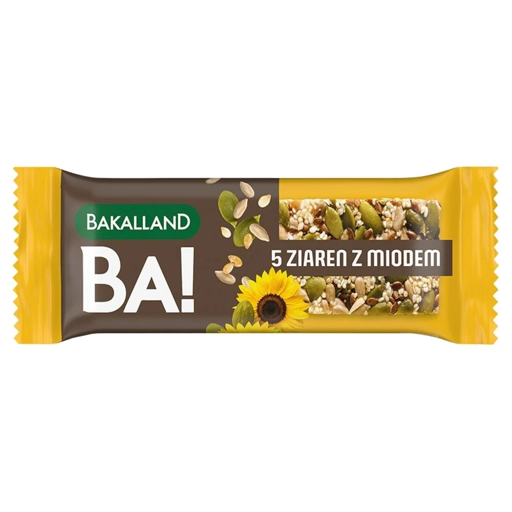 BATON BAKALLAND BA! 5 ZIAREN Z MIODEM 40G*25 FOODWELL