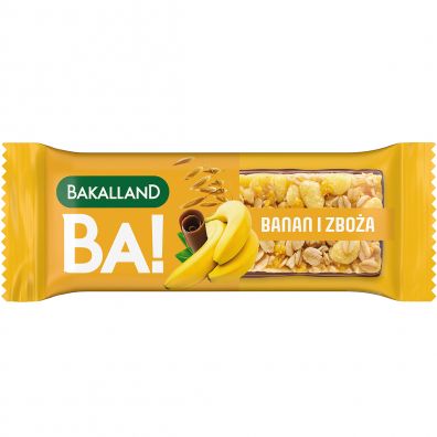 BATON BAKALLAND BA! BANAN I ZBOZA 40G*25 FOODWELL