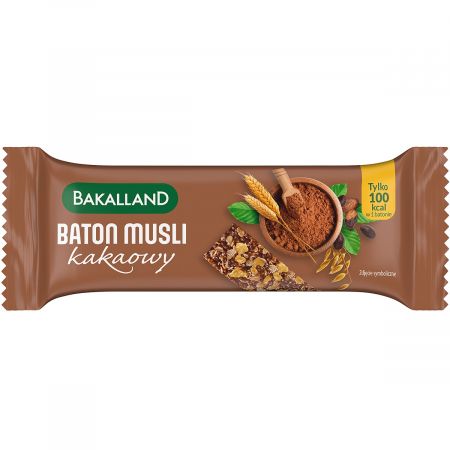 BATON BAKALLAND MUSLI KAKAOWY 30G*25 FOODWELL