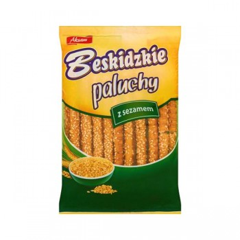 PALUCHY BESKIDZKIE Z SEZAMEM 100G*12 AKSAM