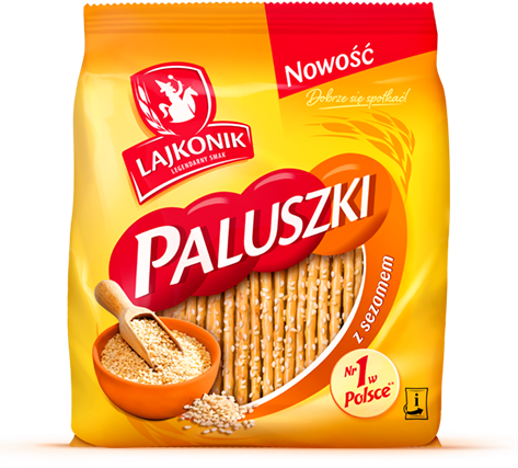 PALUSZKI LAJKONIK SEZAMOWE 150G*14 LORENZ