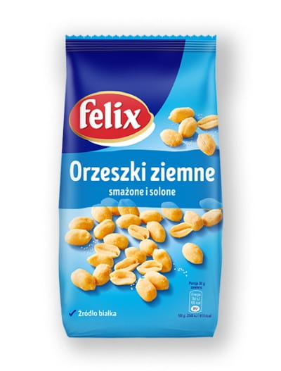 ORZESZKI FELIX ZIEMNE SOLONE 240G*14 TORBA INTERSNACK