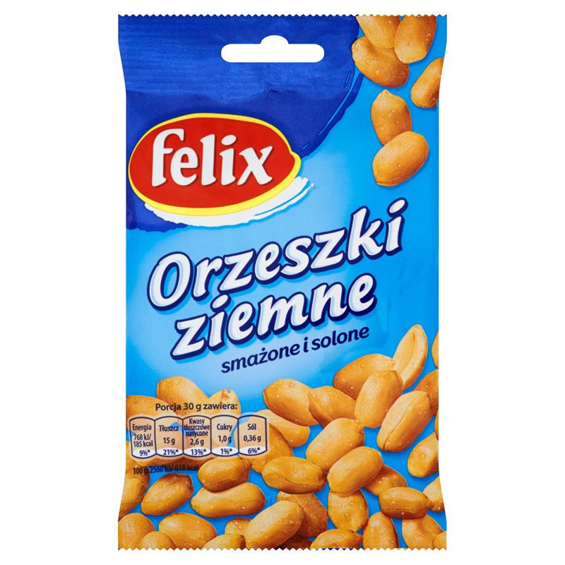 ORZESZKI FELIX ZIEMNE SOLONE 70G*16 INTERSNACK