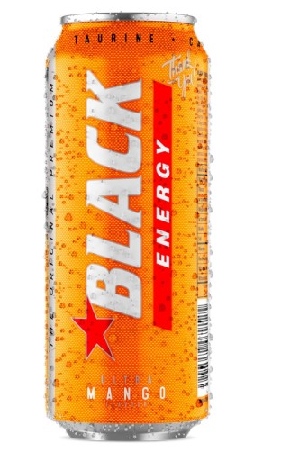 NAPOJ ENERGETYCZNY BLACK MANGO 500ML*12 FOODCARE