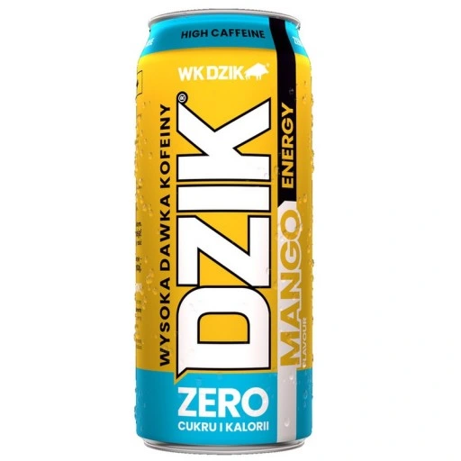 NAPOJ ENERGETYCZNY DZIK ENERGY ZERO MANGO 500ML*24 PU