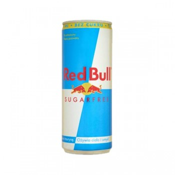 NAPOJ ENERGETYCZNY RED BULL 250ML*24 SUGAR FREE PUSZK