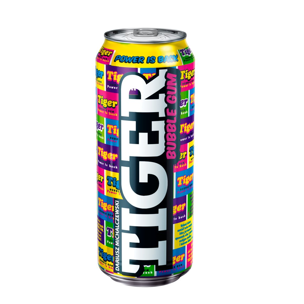 NAPOJ ENERGETYCZNY TIGER 500ML*12 GUM BAL PUSZKA MASP