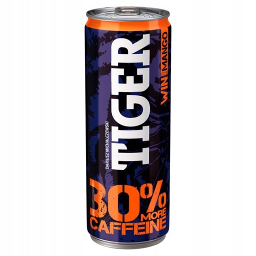 NAPOJ ENERGETYCZNY TIGER WIN MANGO 250ML*12 PUSZ MAS