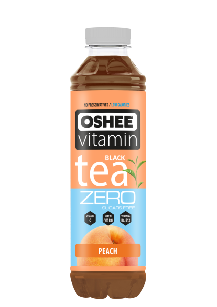 NAPOJ OSHEE VITAMIN TEA ZERO BRZOSKWINIA 555ML*6 PET