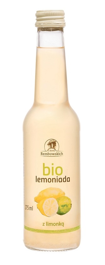 LEMONIADA BIO Z LIMONKA 275ML*12 REMBOWSCY