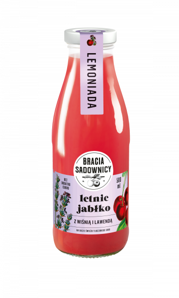 LEMONIADA JABLKO WISNIA LAWENDA 500ML*8 BRACIA SADOW